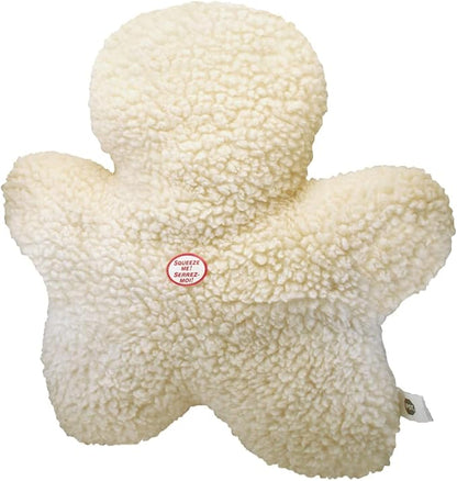 SPOT 8in Vermont Style Fleece Chewman Dog Toy – Soft Plush Squeaky Comfort Toy for Small & Medium Dogs and Puppies – Safe for Light Chewers – No Plastic Parts – Calming Cuddly Pet Toy