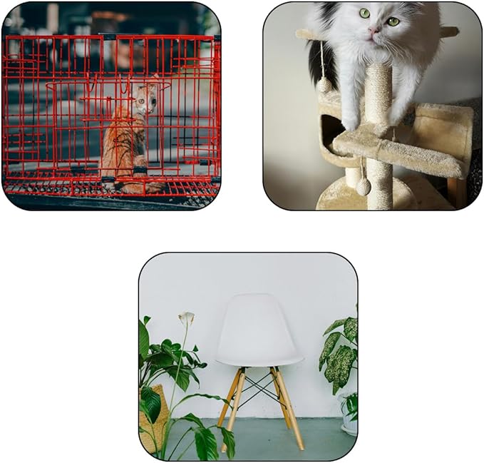 Cat Hammock for Cage Hanging ，Summer Breathable Coolness Oxford Cat Hammock Bed，with Straps and Metal Hooks Bed for Cats Small Dogs Rabbits