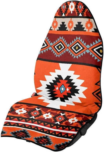 Coldinair Southwest Indian Antique Waterproof Towel Car Seat Covers,Beach Sweat Car Seat Protector Front Seats Only Universal Fit for Trucks