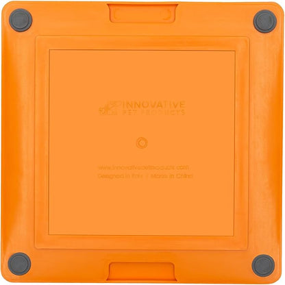 LickiMat Tuff, Heavy-Duty Soother, Dog Slow Feeder Lick Mat, Boredom Anxiety Reducer; Perfect for Food, Treats, Yogurt, or Peanut Butter, Fun Alternative to a Slow Feed Dog Bowl, Orange