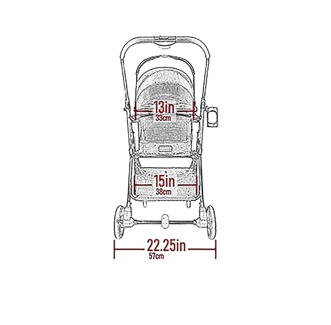 Pet Gear, A Vermont Family Owned Company Since 1936, 3-in-1 Travel System, View 360 Stroller Converts to Carrier and Booster Seat with Easy Click N Go Technology, for Small Dogs & Cats, 4 Colors