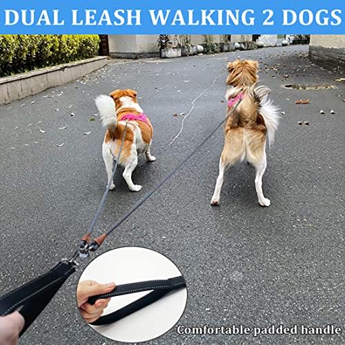 8 FT Double Dog Leash, 1/4" Rope Dual Lead, 2 Way Dog Leash - Image 5