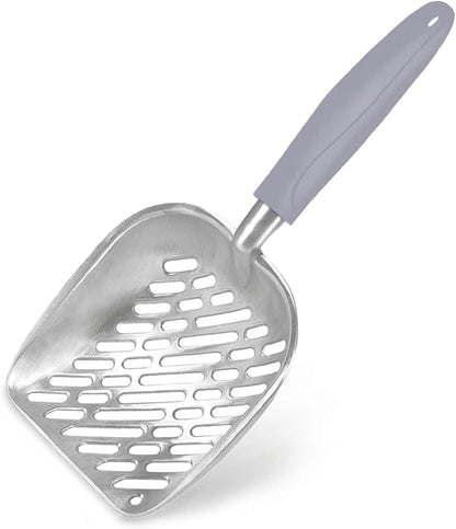 SunGrow Large Cat Litter Scoop, Life Transforming Cat Scooper, Reduces Hand Fatigue, Saves Clear Litter, Makes Scooping Faster and Easier