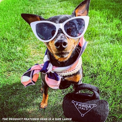 Haute Diggity Dog Pawda Handbag Plush Dog Toy, Designer Parody Chew Toys - Image 5