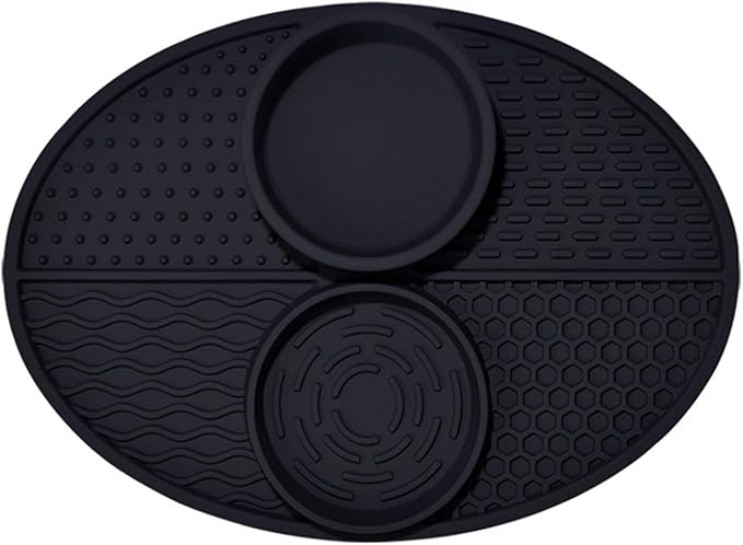 Suction Cup Pet Drinking Licking Pad Silicone Dogs Lick Pad Cats Bath Slow Eating Feeders Puppies Anti-Choking Mat Feeder Bowl Silicone Food Bowls for Cats to Down Eating