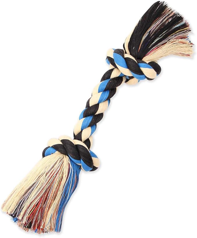Mammoth Pet Products Flossy Chews Cottonblend Color Rope Bone, X-Large, 16-Inch, MultiColored (20008V)