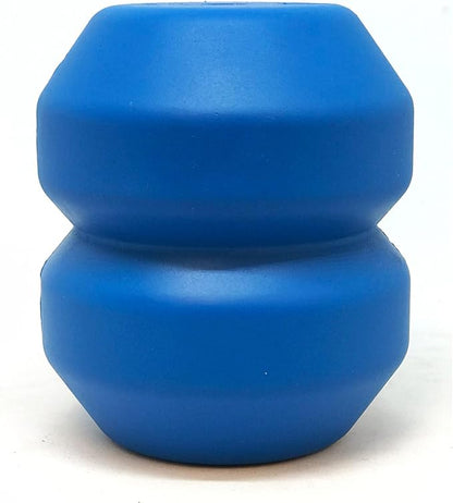 SodaPup Industrial Dog Double Trouble – Durable Dog Treat Dispenser & Chew Toy Made in USA from Non-Toxic, Pet-Safe, Food Safe Natural Rubber for Mental Stimulation, Problem Chewing, Calming & More