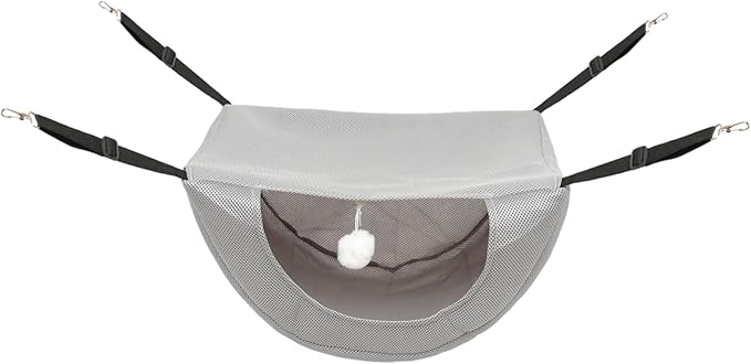 Comfortable Pet Hanging Nest Hammock for Cats and Animals Breathable Mesh Easy to Stylish Design for Home Use Resting Bed