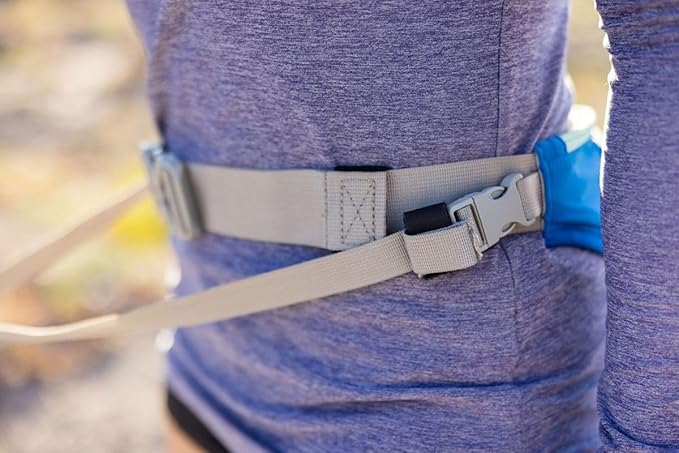 Ruffwear, Trail Runner Belt, Hands Free Adjustable with Pocket, Blue Pool, Small/Medium