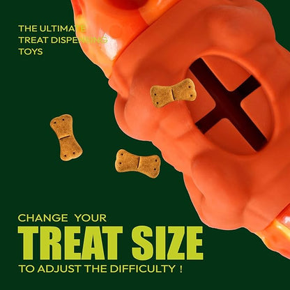 Tough Dog Chew Toys for Aggressive Chewers, Interactive Treat Dispensing Dog Toy, Durable Dog Toys for Medium & Large Dogs - Great for Boredom