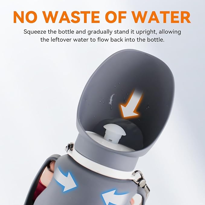 Dog Water Bottle 27 OZ Large Capacity Dog Water Dispenser Portable Pet Travel Water Bottle for Outdoor, Hiking, Travel