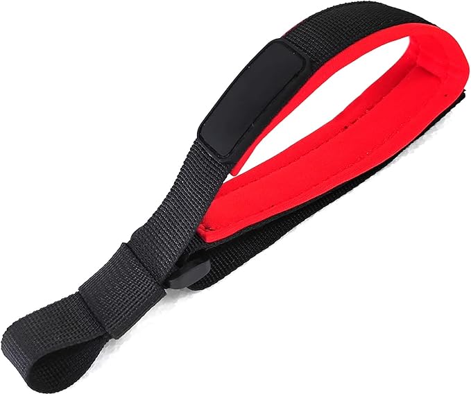 Hands Free Adjustable Wrist Strap, 2 Pack Soft Comfortable Diving Fabric Wrist Strap Dog Leash for Retractable Leash (Black & Blue)