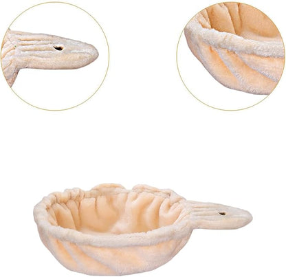 Hammock for, Cozy Nesting Accessory for Indoor Felines, Beige