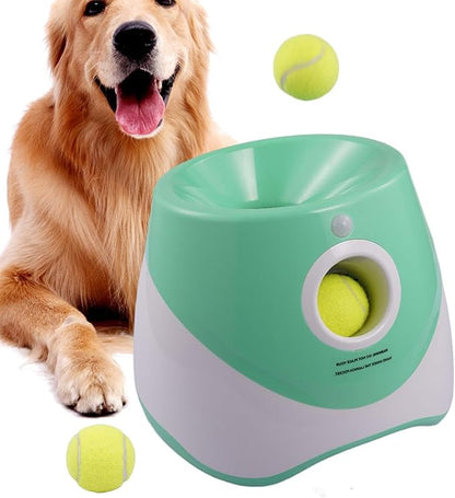 Genérico Automatic Dog Ball - Rechargeable Automatic Dog Toys,for Medium and Large Dogs | for Puppies and Small Medium Large Breeds Indoor Garden