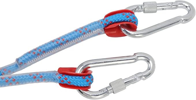 Asixxsix Spring Pole Dog Rope Toy, 16.4ft Stainless Steel Rustproof Outdoor Bungee Hanging Toy and Muscle Builder Interactive Dog Tug Toy for Small Medium Large Dogs