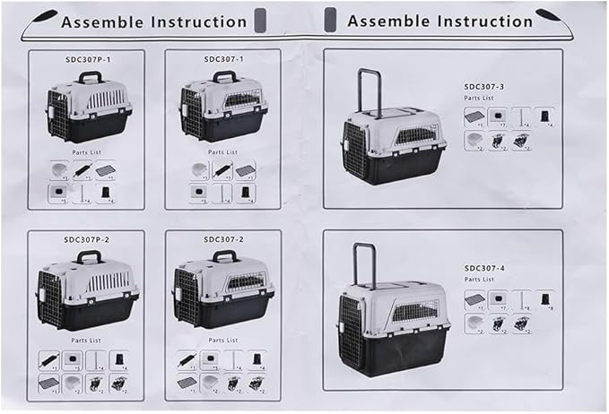 33 Inch Airline Approved Large Travel Dog Crate, Hard-Sided Pet Travel Kennel with Four Removable Wheels, Handles, Food and Water Bowls, for Car SUV Truck (33.1" L x 21.6" W x 25.2" H)