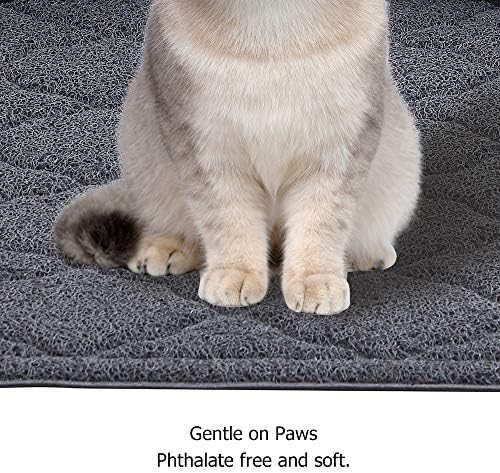 unipaws Cat Litter Trapping Mat, Litter Box Scatter Control Pad - Image 3