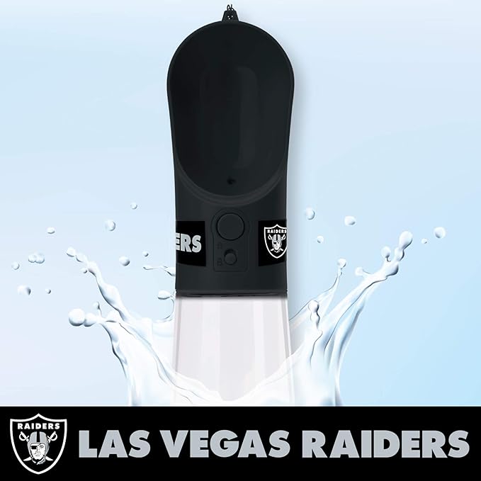 Dog Water Bottle. NFL LAS Vegas Raiders PET Water Bottle. Best Cat Water Bottle. Water Fountain Dispenser for Dogs & Cats.