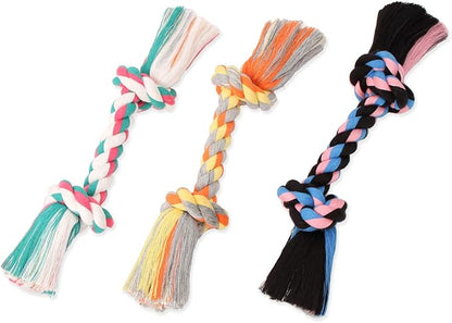 Mammoth Pet Products Flossy Chews Cottonblend Color Rope e, Large, 14-Inch, MultiColored
