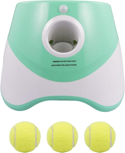 Automatic Dog Ball Launcher - Automatic Toys With Adjustable Reach,Pet Ball Throwing Machine - For Puppies Small Medium Large Breeds Indoor Garden Yard E