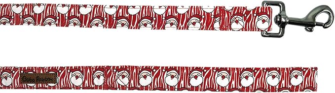 Dog Leash, Christmas Holiday Santa Claus Print Boy/Girl Durable Strong Dog Leashes Heavy Duty Comfortable Padded Pet Leash for Small Medium Large Dogs