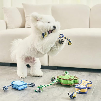 Durable Dog Toy – Interactive Chew Toy – Multiple Styles & Sizes Frog S