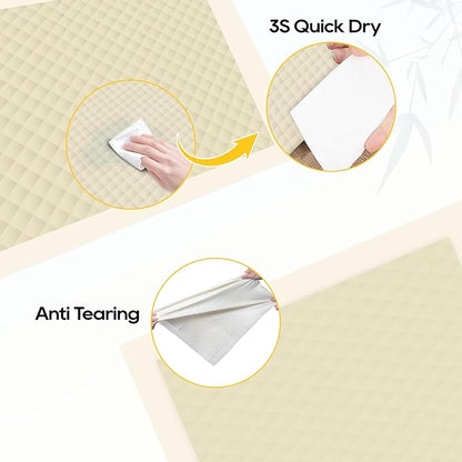 Puppy Pads 30 Count Small 22x22in Bamboo Training Pads Deodorizing Leakproof Quick Drying Dog Pee Pads Super Absorbent Disposable Pee Pads for Dogs Puppies, Doggie, Cats, Rabbits