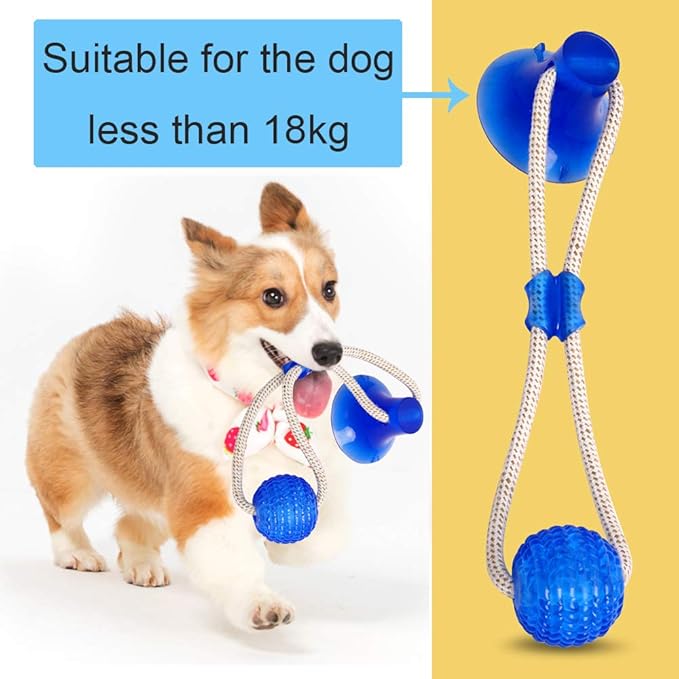 Multifunction Pet Molar Bite Toy Cleaning Teeth Safe Elasticity Soft for Dog Puppy Dog Rope Toys