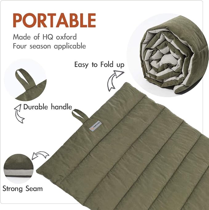 CHEERHUNTING Outdoor Dog Bed, Waterproof, Washable, Large Size, Durable, Water Resistant, Portable and Camping Travel Pet Mat