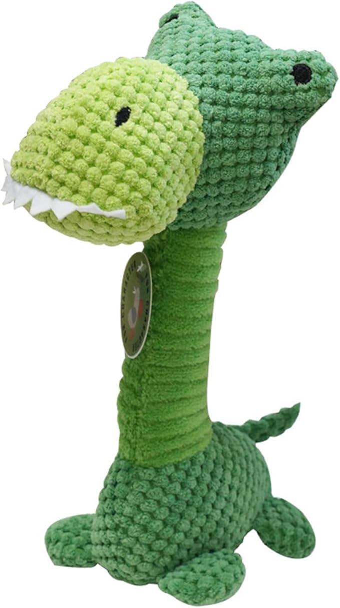 Squeaky Plush Dog Toys Indestructible, Bite - Resistant with Squeaker & Crumple Paper. Ideal for Aggressive Chewers and Teething Puppies. Interactive Unicorn Toys for All Breeds