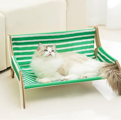 Cat Lounger, Cat Wall Hammock, Cats Sleeping Cat's Supplies, Elevated Bed, Detachable & Breathable Easy for Soothing Rest Multi Cats Households Indoor Living Room Bedroom Balcony