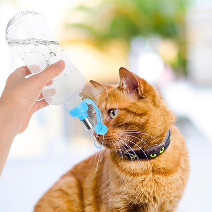 SUPVOX Portable Dog Water Bottle Leak-Proof Cap Outdoor Pet Water Dispenser for Small Dogs Cats Rabbits Hiking Travel