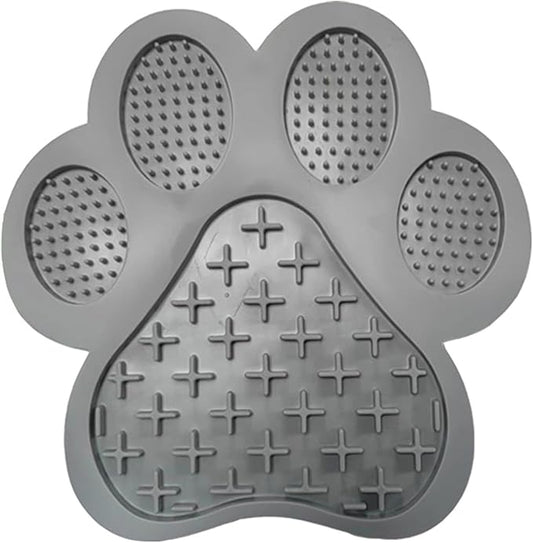 Dog Lick Mat for Dogs, Non-Slip Silicone Snuffle Mat for Pet, Pet Supplies for Anxiety Relief & Slower Eating (Grey)