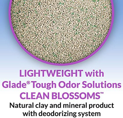 Purina Tidy Cats Light Weight, Low Dust, Clumping Cat Litter, LightWeight Glade Clean Blossoms Multi Cat Litter - 6 lb. Jug - Image 3