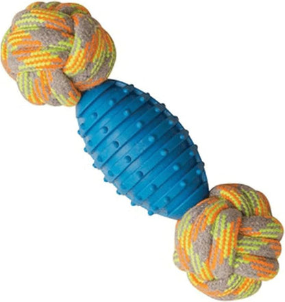 Health Extension SNUGAROOZ Knot Yours Dog Toys for Aggressive Chewers, Strong Rubber Rope, Indestructible & Heavy-Duty Puppy Teething Chew Toys, Perfect Funny Gifts, (9 Inches - Assorted Colors)