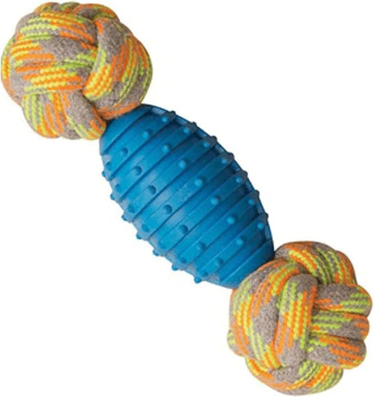 Health Extension SNUGAROOZ Knot Yours Dog Toys for Aggressive Chewers, Strong Rubber Rope, Indestructible & Heavy-Duty Puppy Teething Chew Toys, Perfect Funny Gifts, (9 Inches - Assorted Colors)