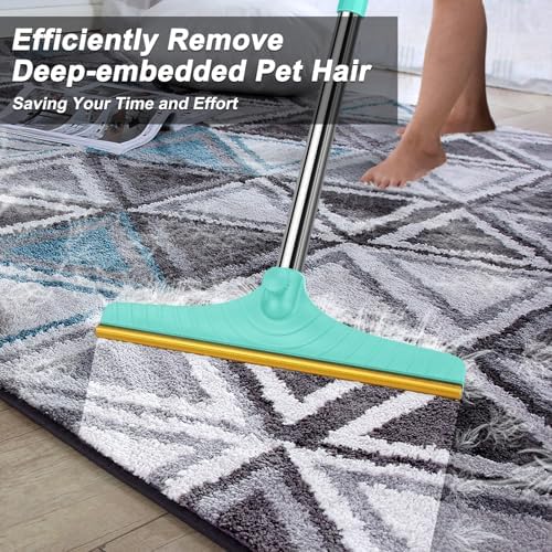 B-Land Carpet Rake for Pet Hair Removal, Reusable Carpet Scraper for Rug - Image 3