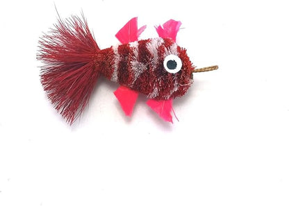 KatFly Teaser Wand Kit - 3 Mini Clownfish (Kit 2) Cat Teaser Wand