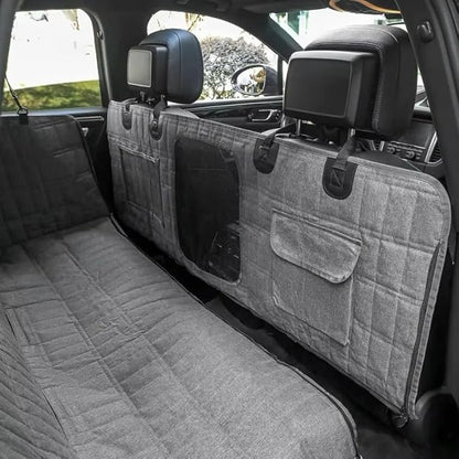 Dog Car Seat Cover for Hyundai Santa Cruz, Dog Hammock for Car, 600D Oxford Waterproof Back, Waterproof Pet Hammock Protector,A