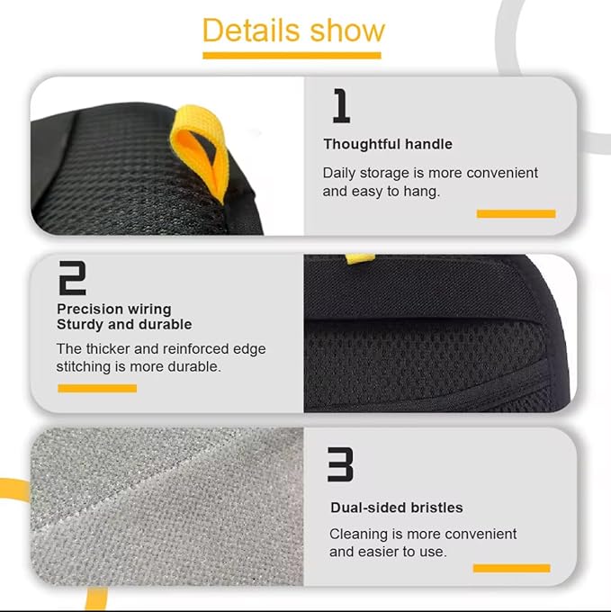 Pet Hair Removal Glove 4-in-1 Premium Dog Cat Hair Removal Glove & Brush Set Electrostatic Pet Hair Remover for Furniture Carpet Car Complete Grooming Bundle with Lint Remover Reusable Magic Brush