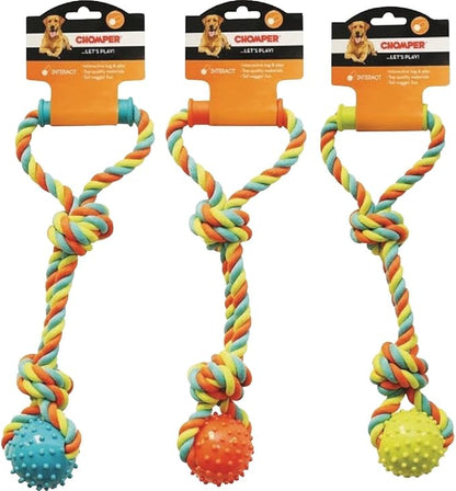 Boss Pet Chomper Rope W Handle & Ball