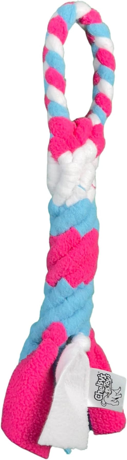 Chelsy's Toys Interactive Tug Toy for Dogs and Puppies, Mental Stimulation Toy, Slow-Play, Brain Exercise for Puppies & Seniors, Freeze forTeething Relief, Blue, Orange, Purple (Blue)