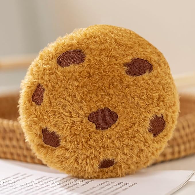 Dog Cookies Toys, Plush Chew Squeaky Toy for Small & Medium Dogs, Funny Dogs Gifts Dog Party Toys