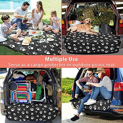 F-color SUV Cargo Liner for Dogs - Heavy Duty Trunk Cover for Midsize SUVs - Image 5