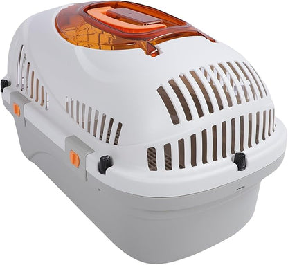 Focket Crate for Dogs, Airline Approved Hard Sided Pet Carrier with Wire Door for Travel and Home Use