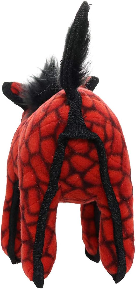 TUFFY - World's Tuffest Soft Dog Toy - Desert - Multiple Layers. Made Durable, Strong & Tough. Interactive Play (Tug, Toss & Fetch). Machine Washable & Floats (Red Warthog, Large 2 Pack)