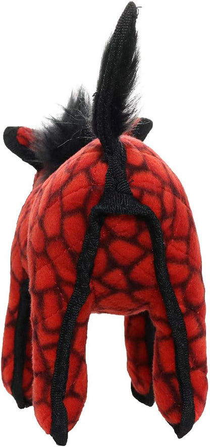 TUFFY - World's Tuffest Soft Dog Toy - Desert - Multiple Layers. Made Durable, Strong & Tough. Interactive Play (Tug, Toss & Fetch). Machine Washable & Floats (Red Warthog, Large 2 Pack)