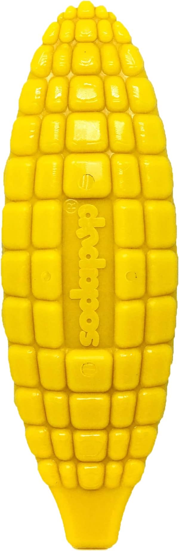 SodaPup Corn on The Cob – Durable Dog Chew Toy Made in USA from Non-Toxic, Pet Safe, Food Safe Nylon Material for Mental Stimulation, Clean Teeth, Fresh Breath, Problem Chewing, Calming Nerves & More