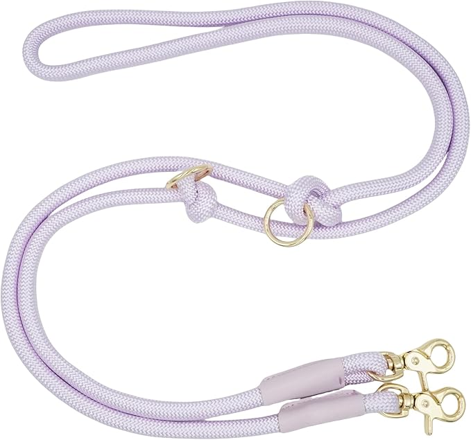 Hands Free Dog Leash 7FT, Nylon Rope Waist Leash for Dog Walking Running