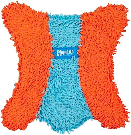 Chuckit! Indoor Fetch Squirrel Toy for Dogs, Orange and Blue - Image 4